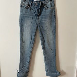 Sam Edelman Stiletto Jeans with Detailed Cuff